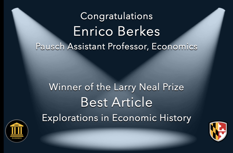 Economics Department Award Winner